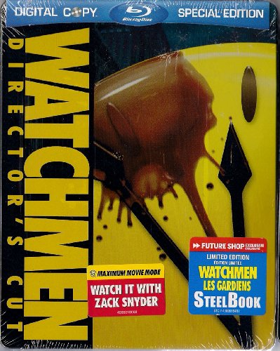 WATCHMEN (DIRECTOR S CUT, 2-DISC SPECIAL EDITION + DIGITAL COPY) STEEL BOOK For Sale