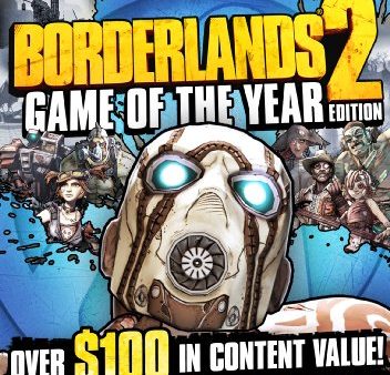 BORDERLANDS 2 GAME OF THE YEAR - XBOX 360 Hot on Sale