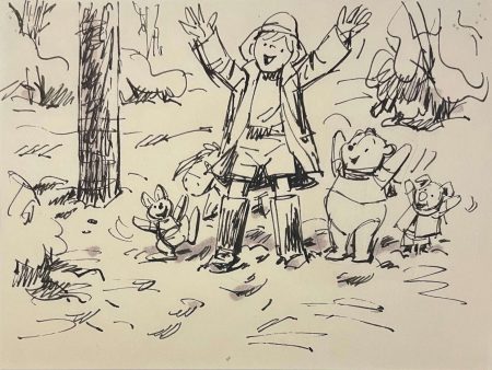 Winnie the Pooh and Tigger Too, Original Storyboard: Piglet, Eeyore, Christopher Robin, Winnie the Pooh, Piglet For Discount