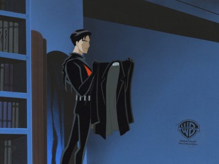 Batman Beyond Original Production Cel with Matching Drawing: Terry McGinnis on Sale