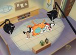 Animaniacs Original Production Cel: Wakko, Yakko, Dot, Baloney Fashion