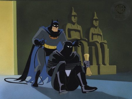 Batman The Animated Series Original Production Cel: Batman and Ubu on Sale