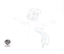 Superman the Animated Series Original Production Cel with Matching Drawing: Volcana Online Sale