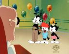 Animaniacs Original Production Cel: Yakko, Wakko, Dot, and Dr. Scratchnsniff Online now