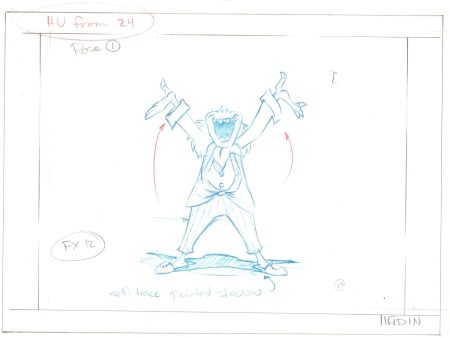 Beetlejuice The Animated Series Original Production Drawing: Beetlejuice Supply