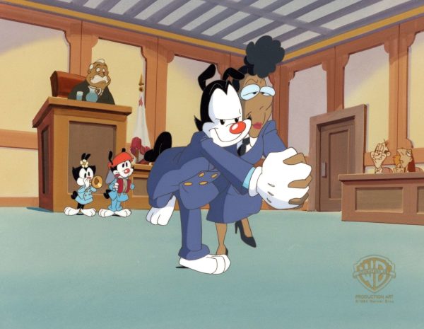 Animaniacs Original Production Cel: Wakko, Yakko, and Dot Online Sale