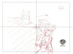 Static Shock Original Production Drawing: Static Shock, Batman, and Robin on Sale