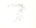 Batman Superfriends Original Production Cel and Matching Drawing Signed by Bob Singer: Batman For Discount