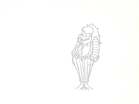 Beetlejuice The Animated Series Original Production Drawing: Beetlejuice Fashion