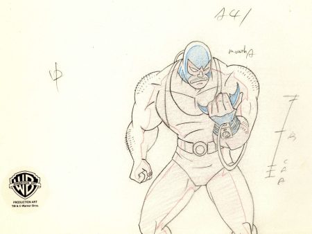 Batman The Animated Series Original Production Drawing: Bane Supply