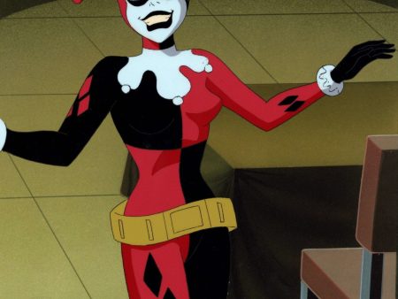 Batman The Animated Series Original Production Cel: Harley Quinn Hot on Sale