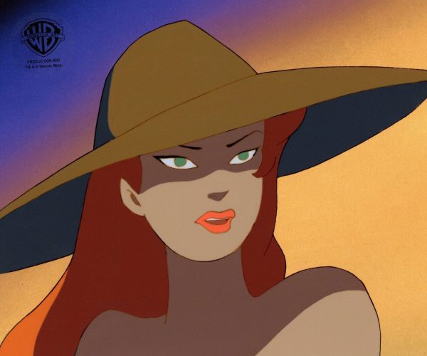 Batman The Animated Series Original Production Cel with Matching Drawing: Poison Ivy For Discount