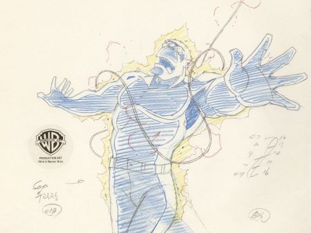 Batman The Animated Series Original Production Drawing: Killer Croc Online