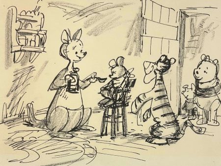 Winnie the Pooh and Tigger Too, Original Storyboard: Kanga, Roo, Tigger, Piglet, Winnie Sale