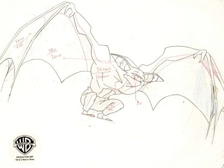 Batman The Animated Series Original Production Drawing: Man-Bat Supply