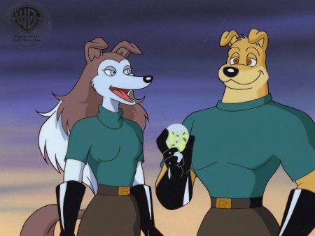 Road Rovers Original Production Cel on Original Background: Hunter and Colleen Online