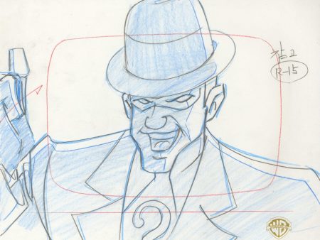 Batman The Animated Series Original Production Drawing: Riddler For Cheap