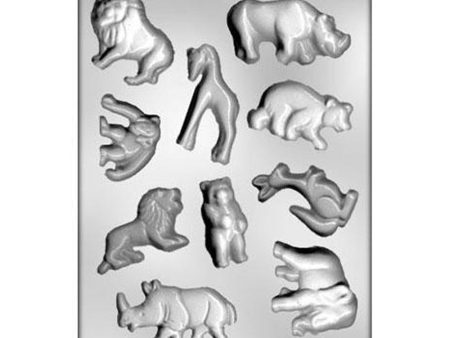 Chocolate Mold - Zoo Animals Assortment Supply