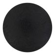 Round Black Cake Drum 1 2   Thick Online