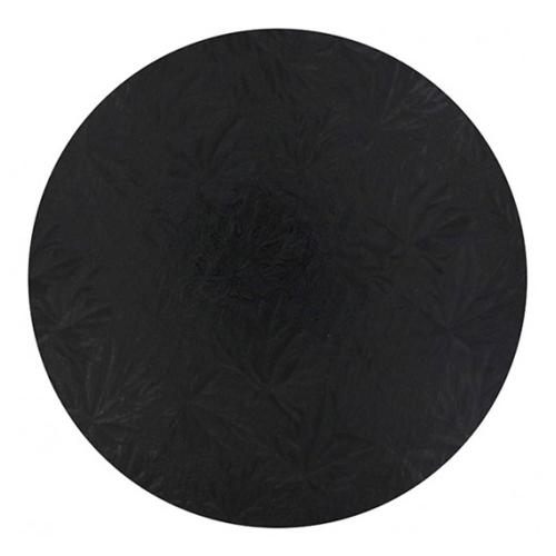 Round Black Cake Drum 1 2   Thick Online