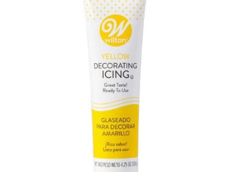 Decorating Icing Tube - Yellow Sale